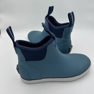 Waterproof Fishing Deck Boots Non-Marking Huk Rogue Women 6 Teal Blue Aqua w/Box